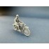 1/32 German Dispatch Rider riding a motorcycle
