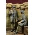 1/35 WWI British Infantry at rest in a Trench (2 Figures)