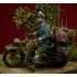 1/35 "Hermann Goering" Div. Officer Motorcycle Rider w/accessories for Vulcan Scale Models