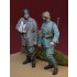 1/35 WWII Dutch Infantryman w/Captured Fallschirmjager Holland 1940 (2 figures)