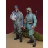 1/35 WWII Dutch Infantryman w/Captured Fallschirmjager Holland 1940 (2 figures)