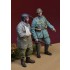 1/35 WWII Dutch Infantryman w/Captured Fallschirmjager Holland 1940 (2 figures)