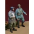 1/35 WWII Dutch Infantryman w/Captured Fallschirmjager Holland 1940 (2 figures)
