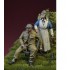 1/35 WWII Belgian Nurse w/Wounded BEF Soldier (2 figures)