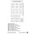 1/48 McDonnell Douglas F-4C/D Phantom II National Insignias Masks for Hobby 2000