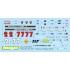 1/24 Porsche 911 sponsored by Magnus Walker Decal for Fujimi kits