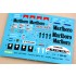 1/24 Porsche 962C Kremer Racing Marlboro 1987 Marking Decal for Tamiya kit