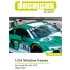1/24 Audi R8 LMS GT3 Window Frame Masks for Nunu kits