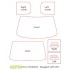 1/24 Peugeot 205 GTI Window Frames Masks for Heller #82705