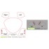 1/24 Porsche 962C Window Frames Masks for Tamiya kit