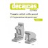 1/12 Toggle Switch with Guard (10x closed lids, 10x open lids)