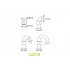 1/24 0.8mm Hose joints set #2