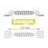 1/12 Long Springs for Exhausts - Type 1 (20pcs)