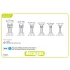 Hexagon Domed Cap Nut 0.5 - 1.25 mm (600pcs, resin)