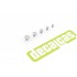 Slotted Large Raised Cheese Head Screws 0.6 - 1.5 mm (500pcs, resin)