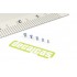 Slotted Large Raised Cheese Head Screws 0.6 - 1.5 mm (500pcs, resin)