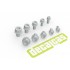 Hexagon Socket Head Cap Screws with Washer Type 1 - 1.5 - 2.5 mm (204pcs, resin)