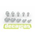 Hexagon Socket Head Cap Screws with Washer Type 1 - 1.5 - 2.5 mm (204pcs, resin)