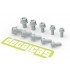 Hexagon Socket Head Cap Screws with Washer Type 1 - 1.5 - 2.5 mm (204pcs, resin)