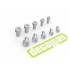 Hexagon Socket Head Cap Screws Type 1 - 1.5 - 2.5 mm (204pcs, resin)