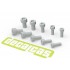 Hexagon Socket Head Cap Screws Type 1 - 1.5 - 2.5 mm (204pcs, resin)