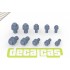 Hexagon Nuts with Rod Type 1 - 1.5 - 2.5 mm (204pcs, resin)