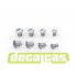 Slotted Large Raised Cheese Head Screws 1.75 - 2.5 mm (200pcs, resin)