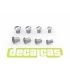 Slotted Large Raised Cheese Head Screws 1.75 - 2.5 mm (200pcs, resin)