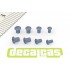 Slotted Large Raised Cheese Head Screws 1.75 - 2.5 mm (200pcs, resin)