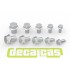 Hexagon Flange Bolts 1.5 - 2.5 mm (240pcs, resin)