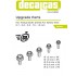 Fasteners - Hexagonal Flange Bolt Drilled 0.7 - 1.2 mm (476pcs, 3d print)