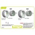 1/24 BBS FI-R Style Forged Rims for Tamiya #24351 #24371