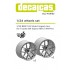 1/24 BBS FI-R Style Forged Rims for Tamiya #24351 #24371