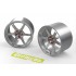 1/24 Toyota GR Supra A90 Volk Racing Rays TE37-SL Rims for Tamiya #24351 #24371