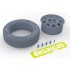 1/24 Peugeot 205 GTI Speedline 15in Rims and Michelin MXV Tyres for Heller kits