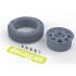1/24 Peugeot 205 GTI Speedline 15in Rims and Michelin MXV Tyres for Heller kits