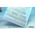 1/35 Tiger I Mid/Late Zimmerit Coating Decals Set #1 for Academy/AFV Club/Dragon/Tamiya