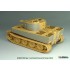 1/48 WWII Tiger I Late Zimmerit Decal set and Engine Grill PE for Tamiya kit