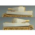 1/48 WWII Tiger I Late Zimmerit Decal set and Engine Grill PE for Tamiya kit