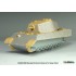1/48 WWII King Tiger (H) Zimmerit Decal set with Engiine Grill PE for Tamiya kit
