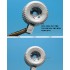 1/35 ROK K511/A1 Sagged Wheel set w/Paint Masks for Academy/AFV Club M35 kits