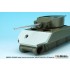 1/35 US M4A3E2 Jumbo Concrete Front Armour w/76mm M1A1C Barrel for Asuka kit #35021