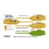 1/35 T-34/85 S-53 Cross Casting Line Turret Set for Academy T-34/85 Factory No.112
