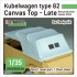 1/35 Kubelwagen Type 82 Canvas Top Late for Tamiya kits