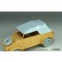 1/35 Kubelwagen Type 82 Canvas Top Late for Tamiya kits