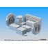 1/35 WWII US Willys Trailer Stowage Set w/Sagged Wheels