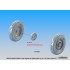 1/35 WWII US Willys Trailer Stowage Set w/Sagged Wheels
