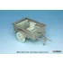 1/35 WWII US Willys Trailer Stowage Set w/Sagged Wheels