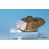 1/35 US M26 Pershing Canvas Covered Mantlet set Early Type for Tamiya kits