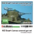 1/35 WWII US M3 Stuart Canvas Covered Gun set for Academy/Tamiya kits